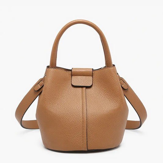 Farrah Bucket Bag in Taupe