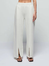Load image into Gallery viewer, Lincoln Front Slit Pant in Porcelain
