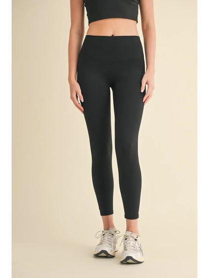 Black Aligned High-Rise Leggings