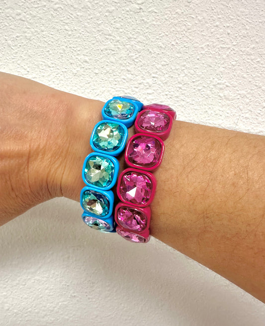 Fuchsia Gemstone Bracelet