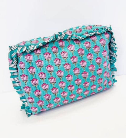 Quilted Toiletry Tote Bags