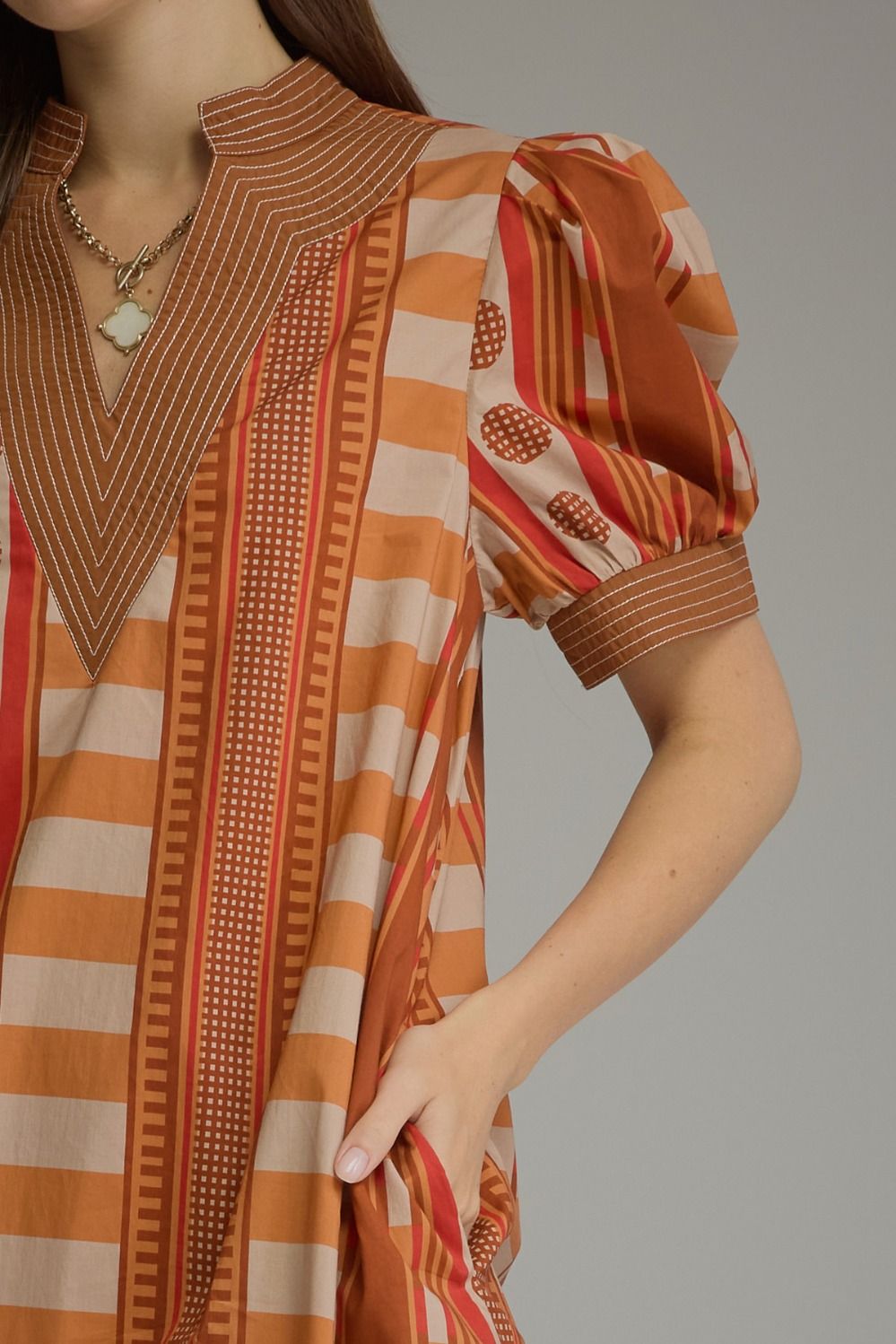 Lulu Golden Hour Mixed Print Maxi Dress