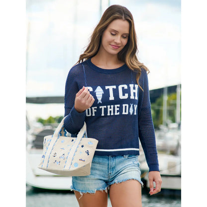 Beach Icons Tote Bag