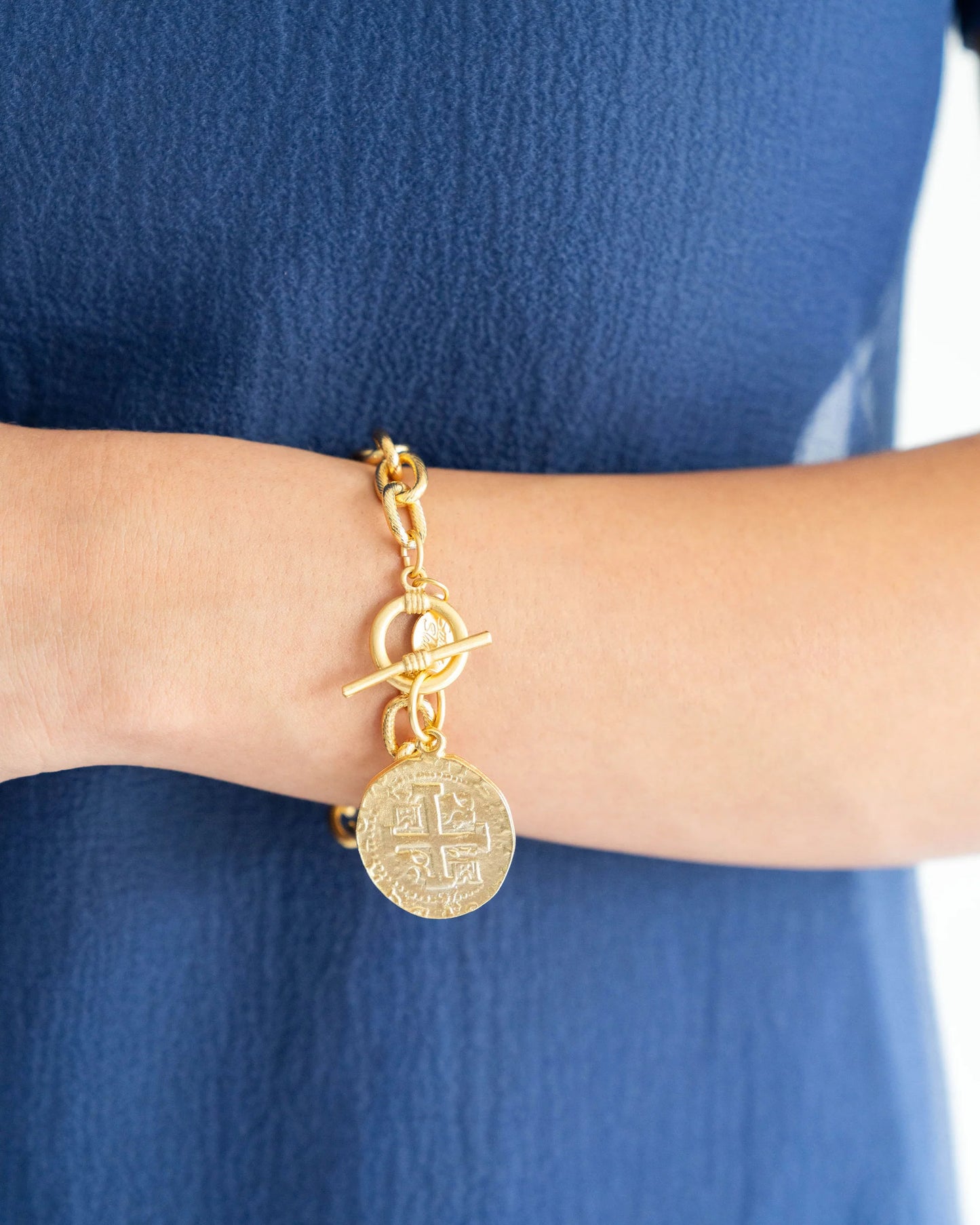 Gold Coin Bracelet