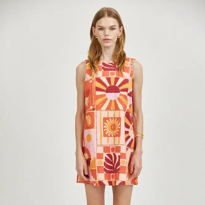 Palmarosa Linen Mini Dress