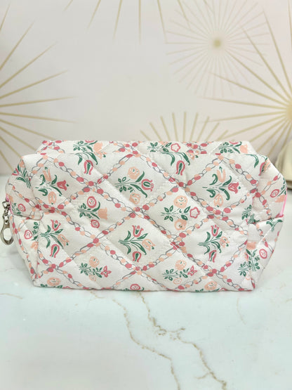 Floral Makeup Pouch