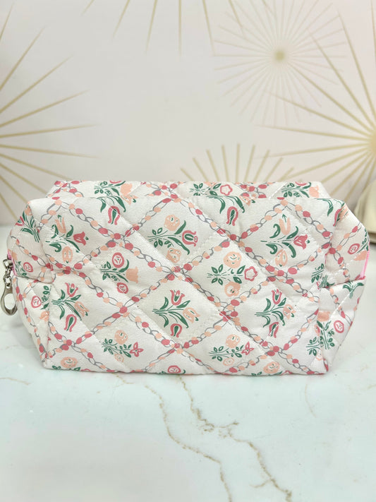 Floral Makeup Pouch