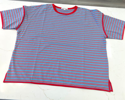 Contrast Striped Short Sleeve Tee