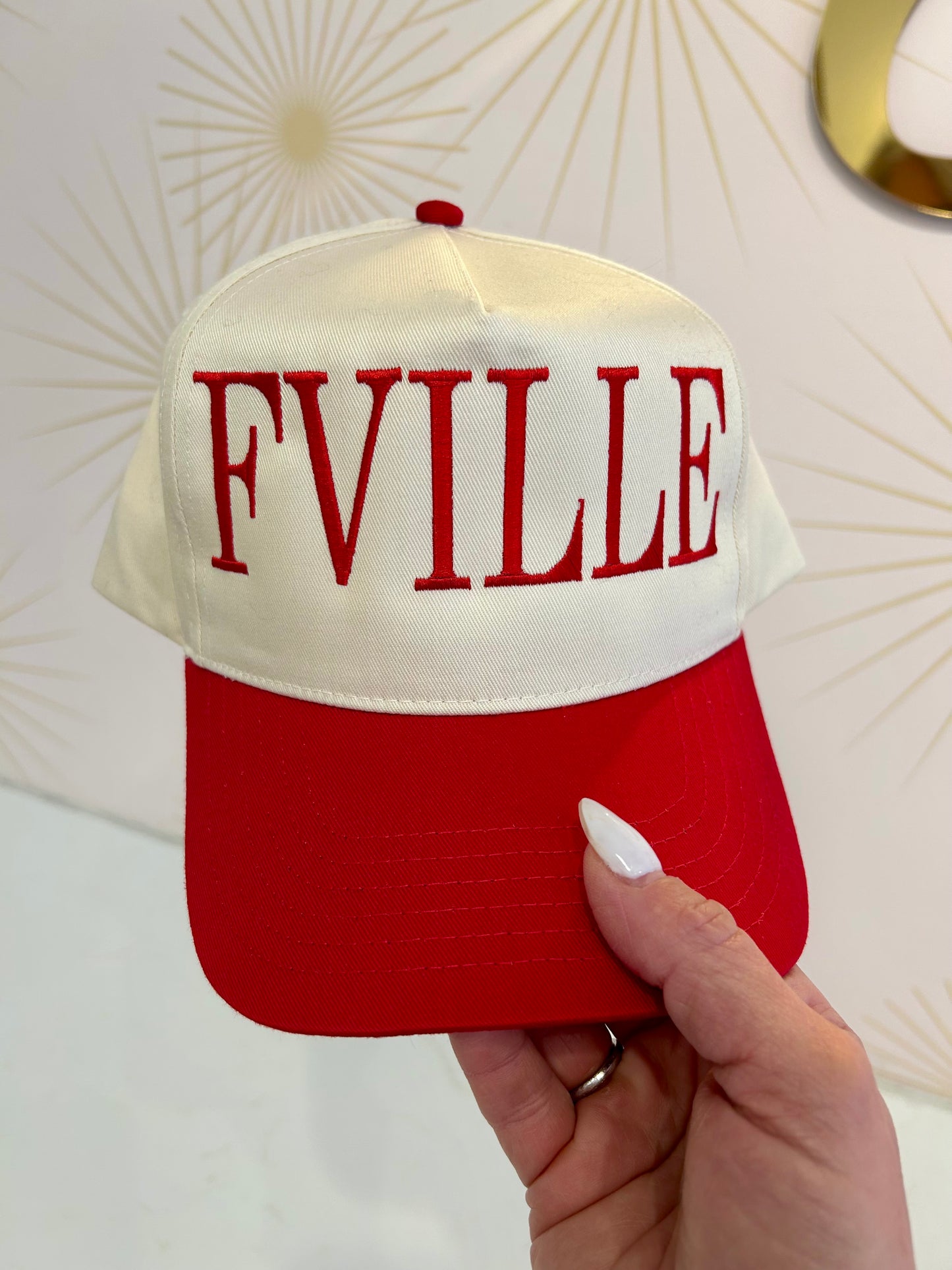 Red Fville Hat