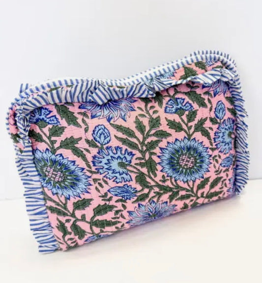 Quilted Toiletry Tote Bags