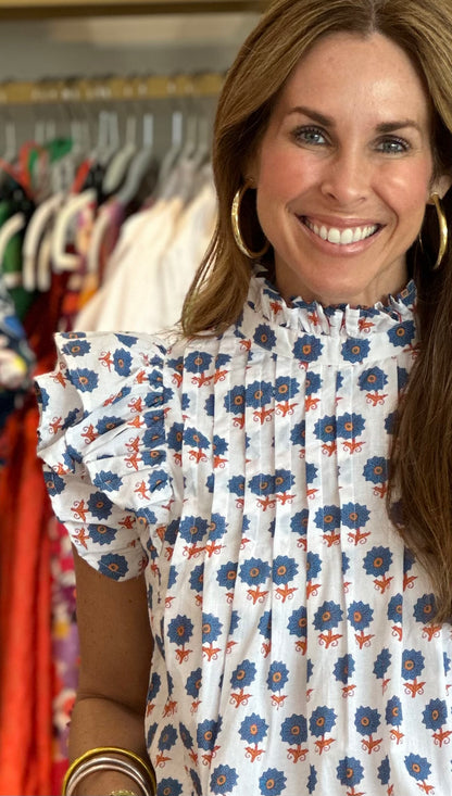 Jasmine Blouse in Amalfi