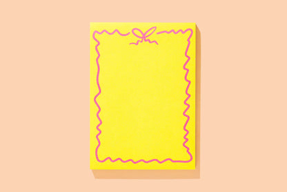 Bow Notepad with Magnet