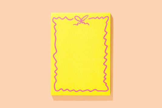 Bow Notepad with Magnet