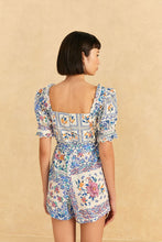 Load image into Gallery viewer, Romantic Bandana Off White Romper
