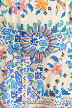 Load image into Gallery viewer, Romantic Bandana Off White Romper
