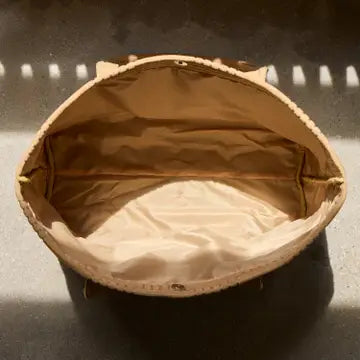 Blue Quilted Tote Bag