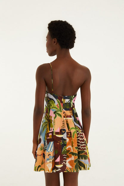 Grace Palm Parade Pop Dress