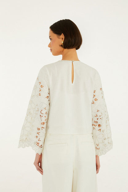 Velma Ivory Daydream Blouse