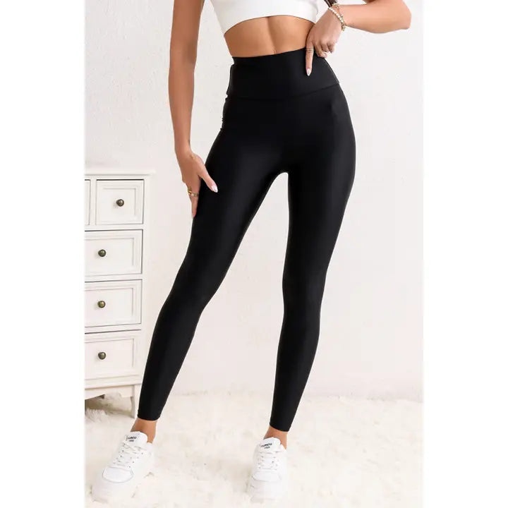 Black Aligned High-Rise Leggings