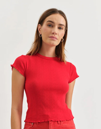 Lily Baby Tee in Cherry