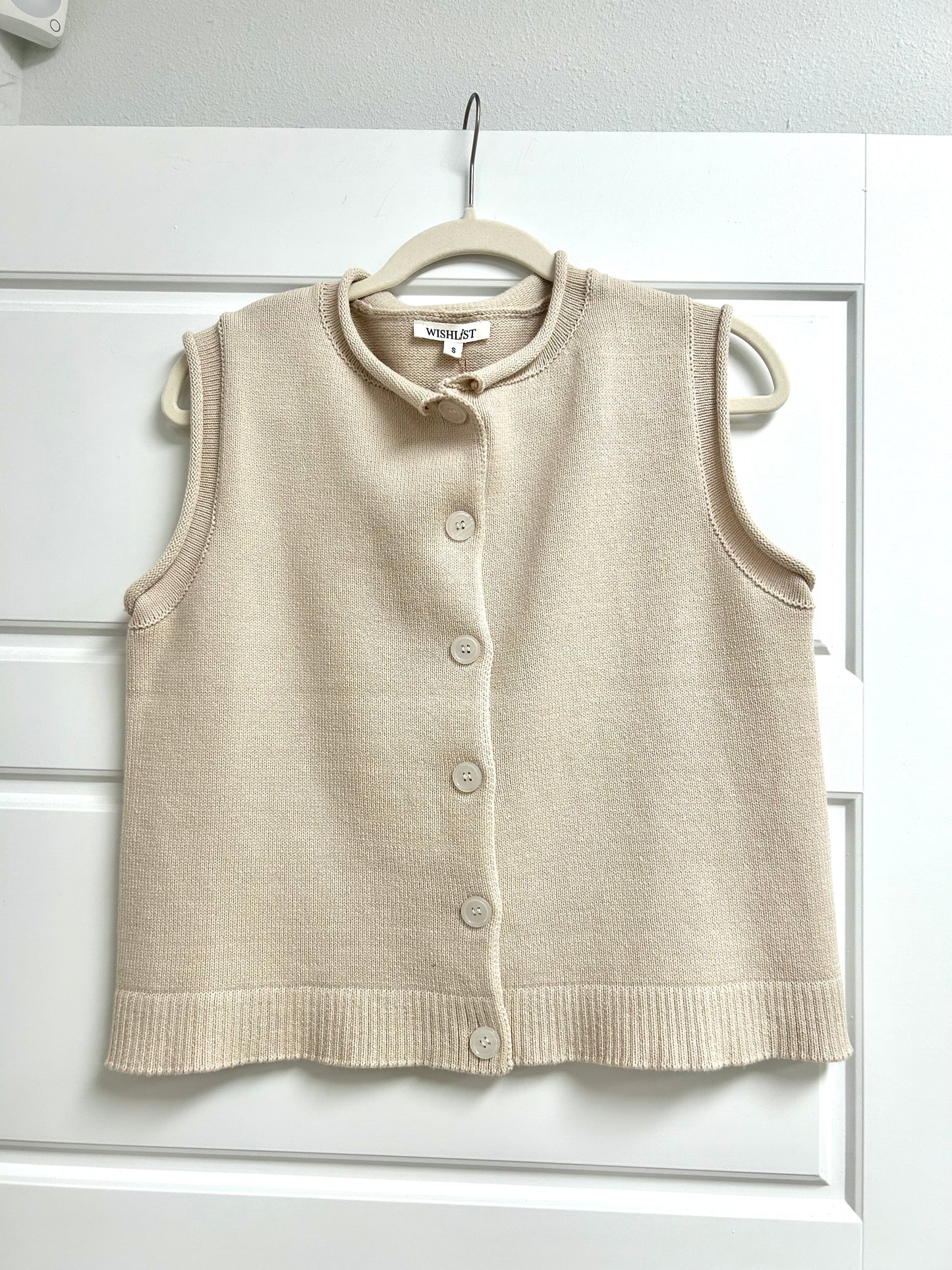 Cream Sweater Vest