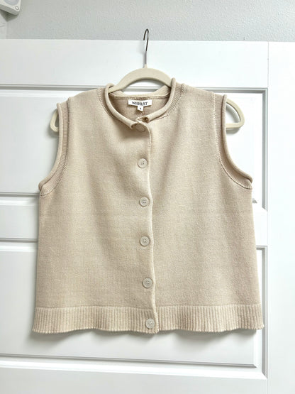 Cream Sweater Vest