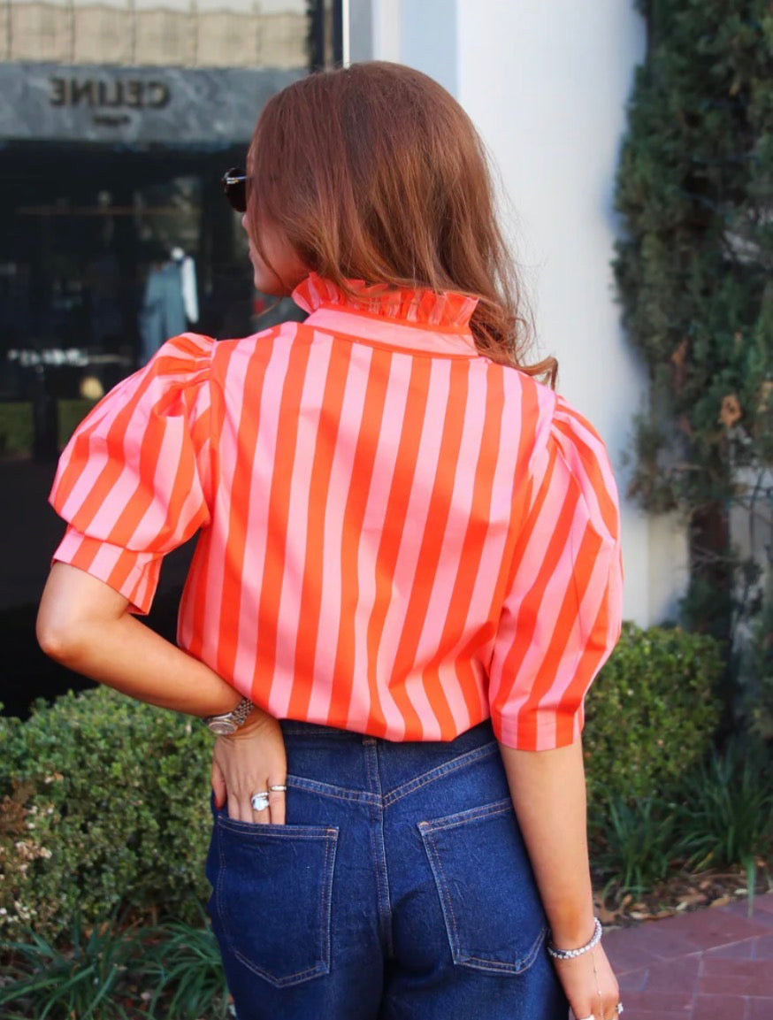 Coral Gables Top in Stripe