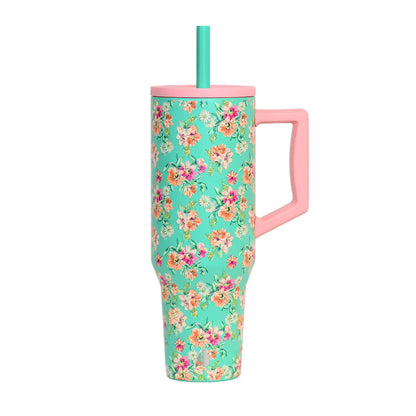 Vintage Floral 40oz Tumbler
