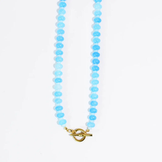 Blue Candy Beads Necklace