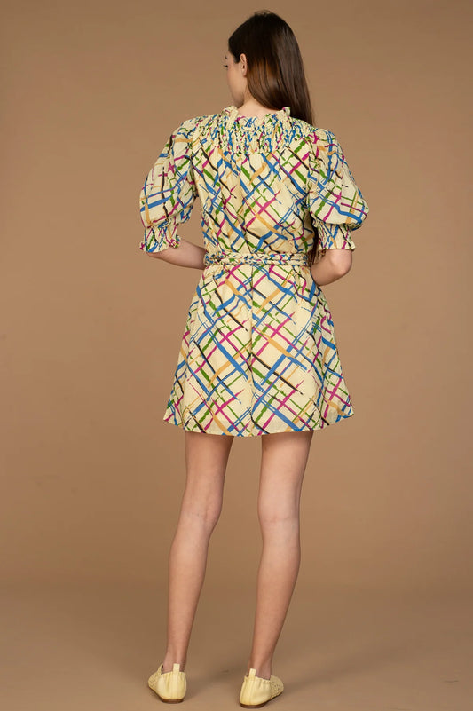 Bea Dress in Mad for Plaid