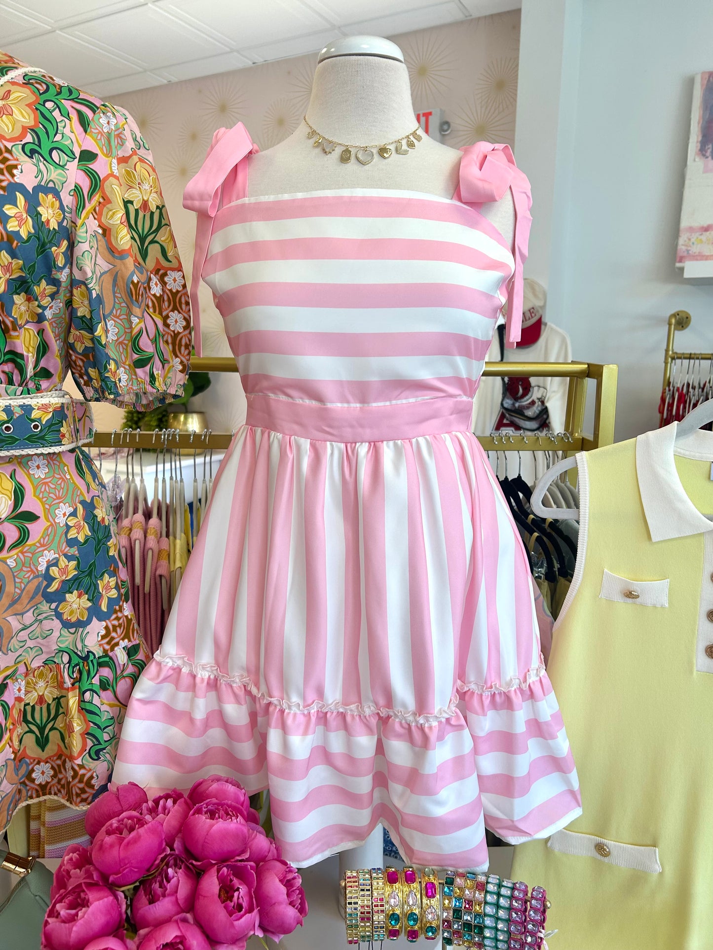 Blush Breeze Twirl Dress