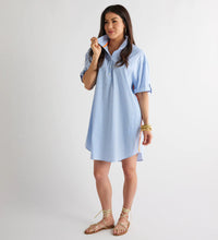 Load image into Gallery viewer, Jackie Dress in Blue Stripe
