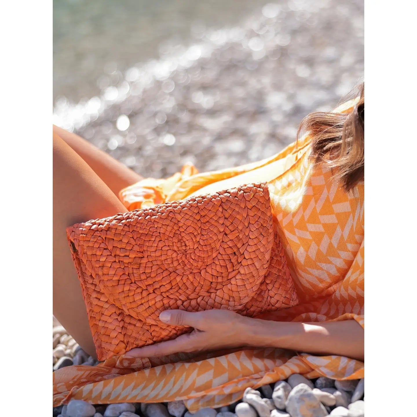 Simonetta Clutch in Orange