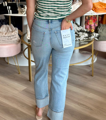 Sundaze High Rise Vintage Straight with Cuff