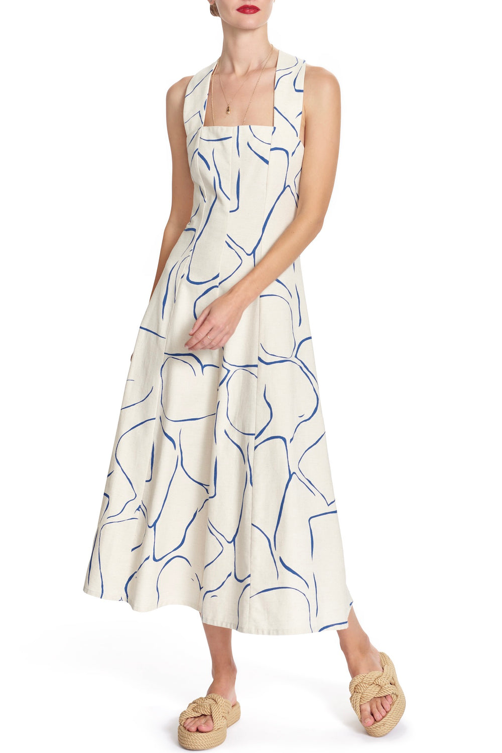 Ashley Dress in Sea Blue