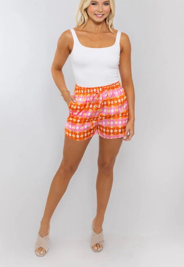 Retro Floral Shorts