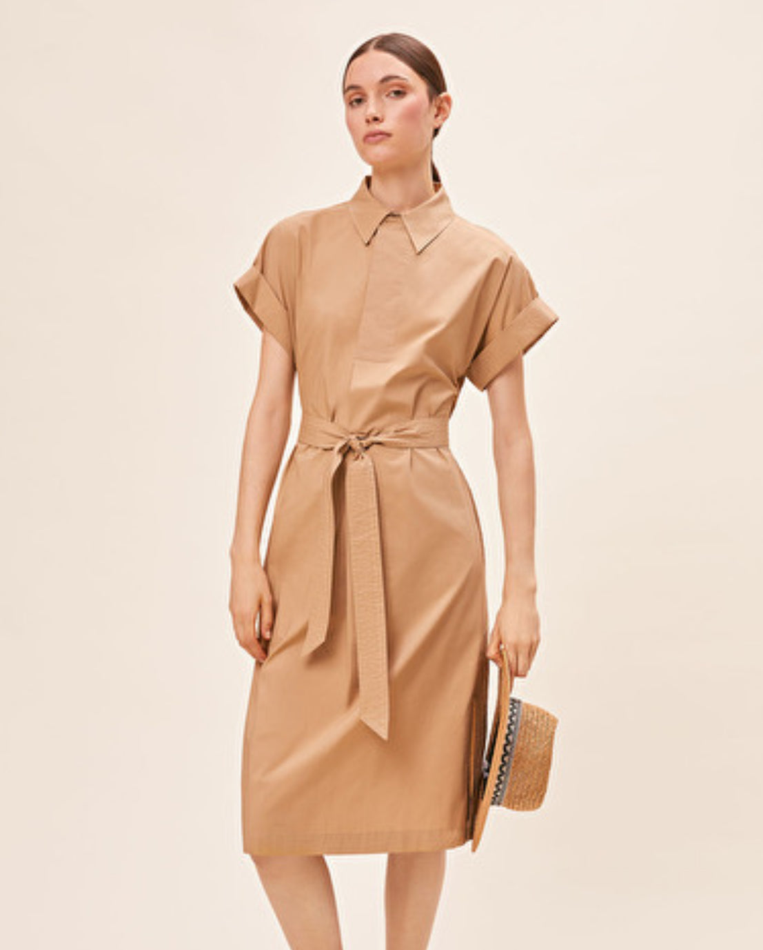 Clodie Robe in Camel