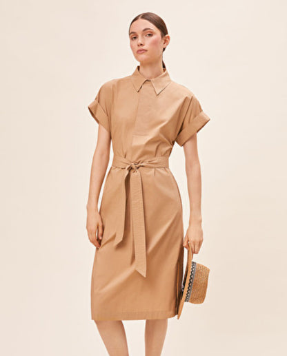 Clodie Robe in Camel