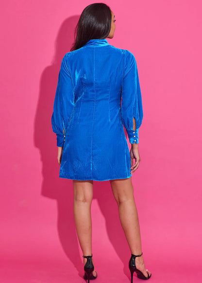 Gloria Dress in Sapphire
