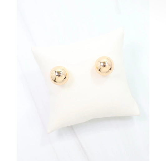 Bailey Gold Ball Earring