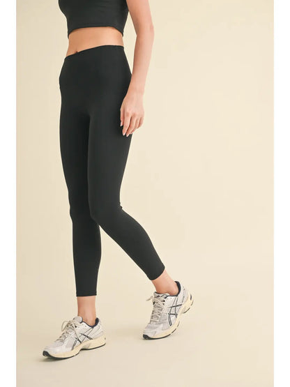 Black Aligned High-Rise Leggings