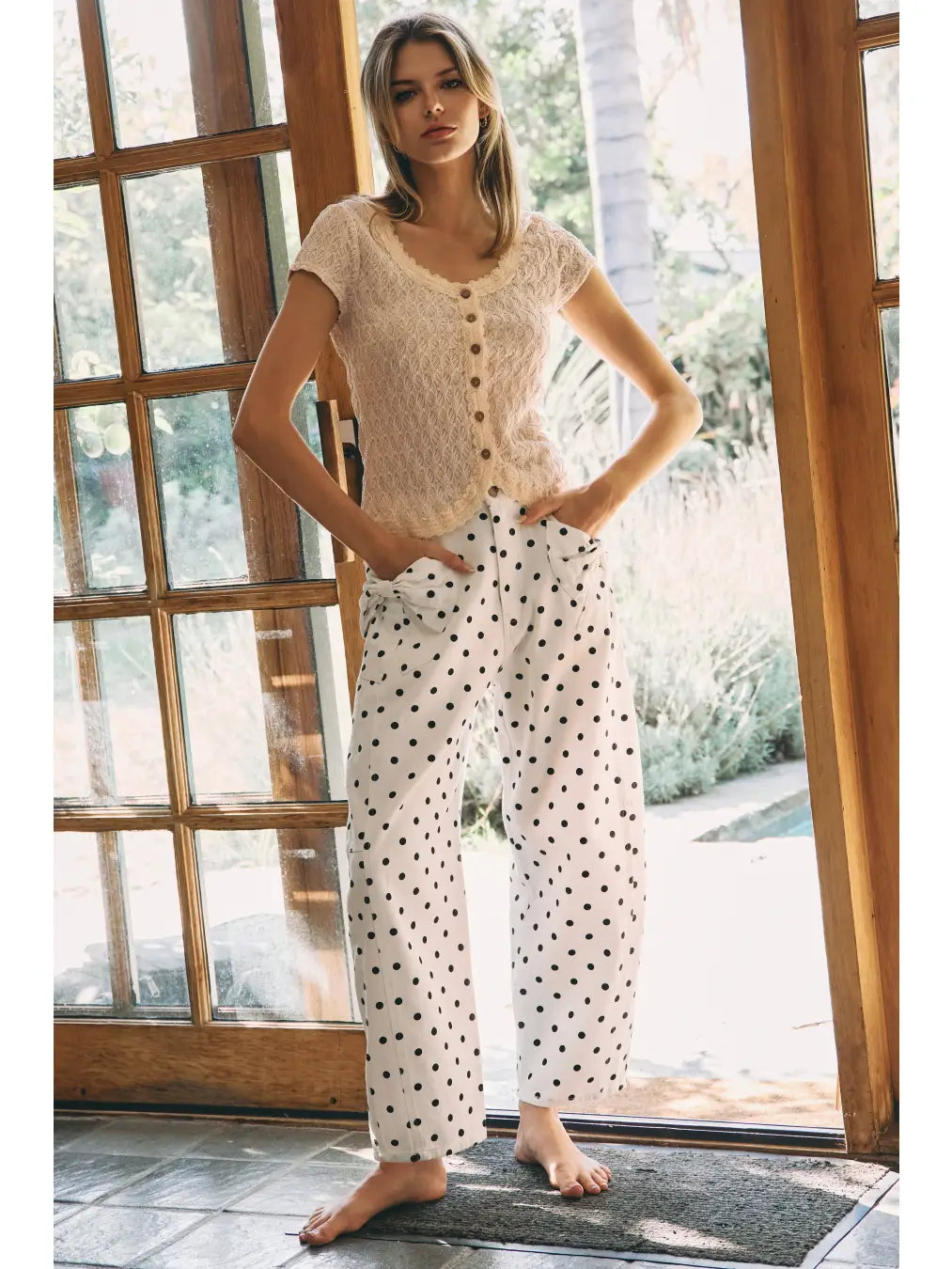 Polka Dot Jeans