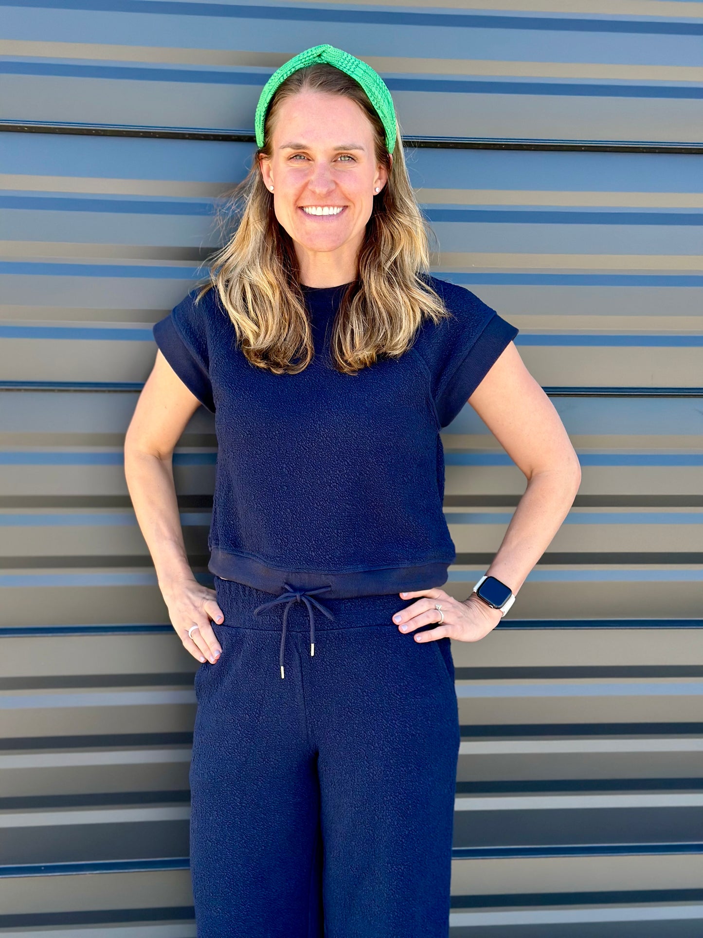 Stevie Top in Navy