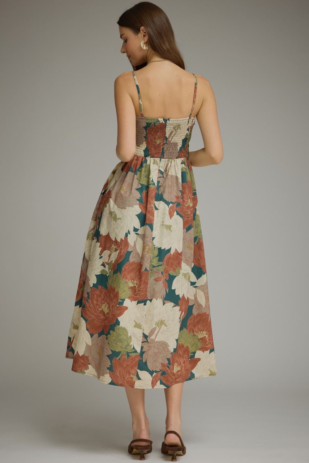 Kristen Fall Floral Maxi Dress