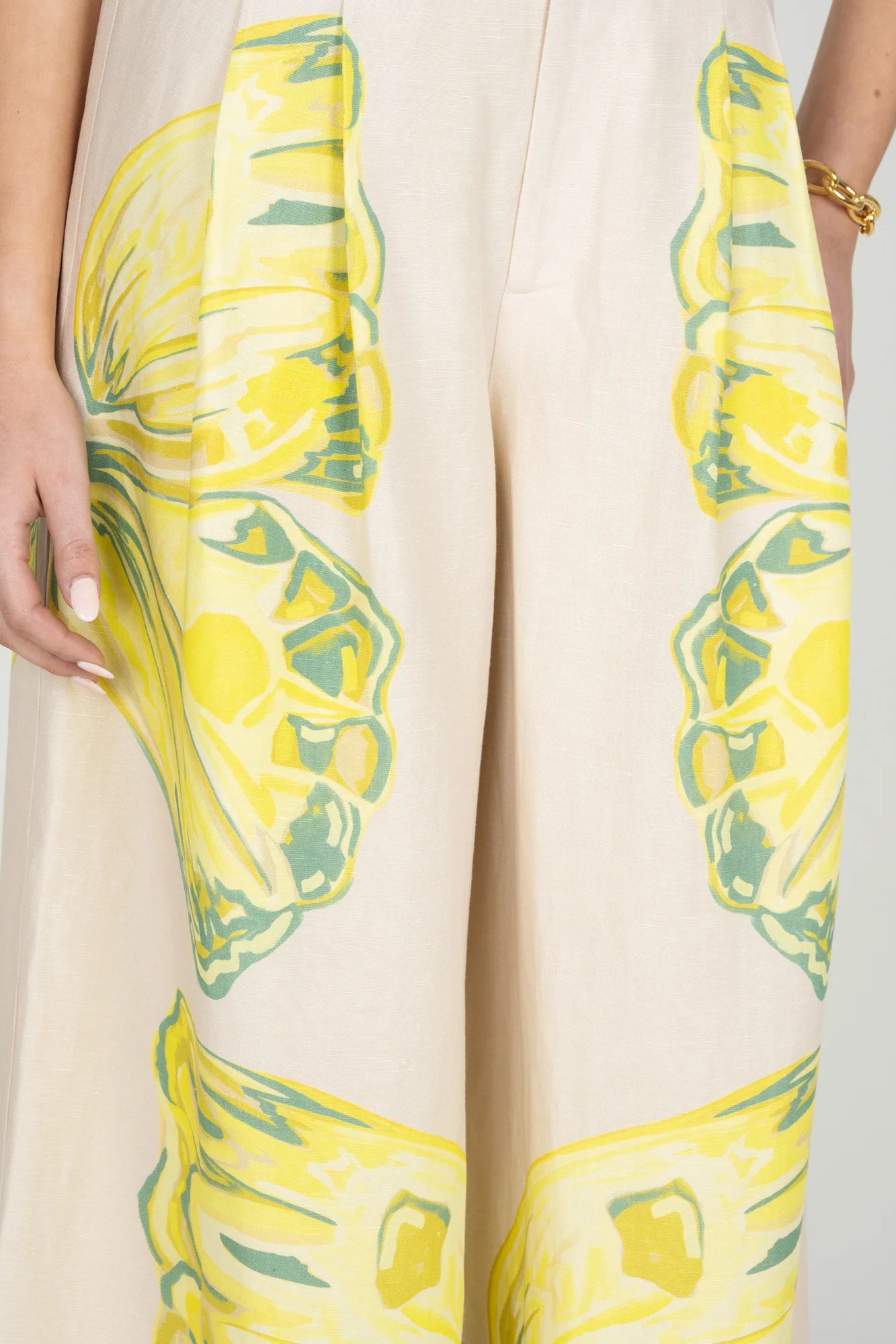 Paisley Pant in Clouded Yellow