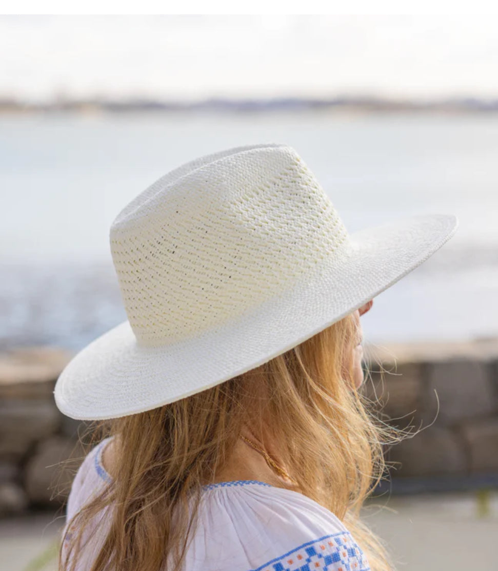 Luxe Packable Sunhat in Bleach