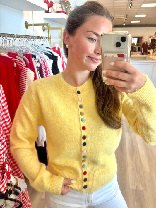 Sunshine Button-Up Cardigan