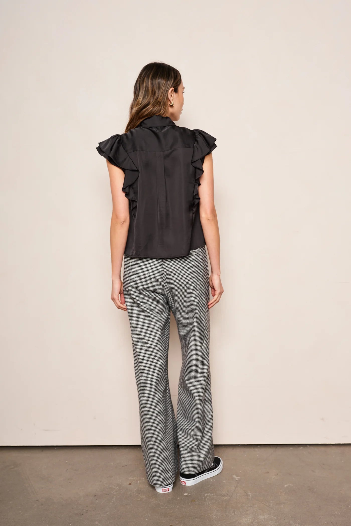 Emilia Bow Top in Black