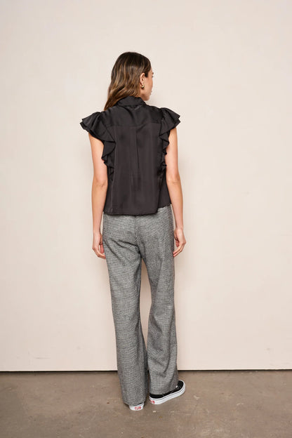 Emilia Bow Top in Black