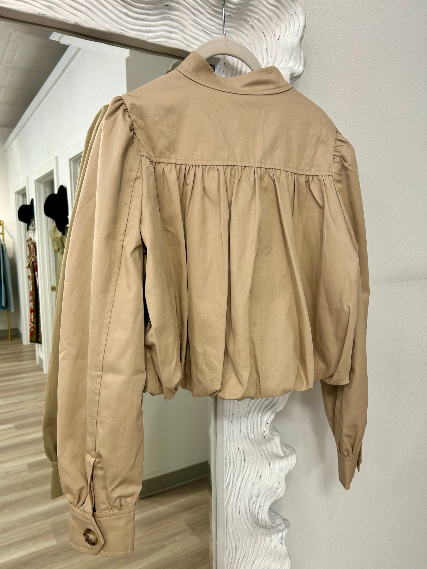 Hemlock Gathered Trench Coat